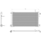 NRF | Kondensator, Klimaanlage | 350500