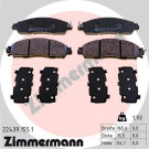 Zimmermann | Bremsbelagsatz, Scheibenbremse | 22439.155.1 Zimmermann | Bremsbelagsatz, Scheibenbremse | 22439.155.1