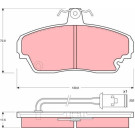 TRW | Bremsbelagsatz, Scheibenbremse | GDB851 TRW | Bremsbelagsatz, Scheibenbremse | GDB851