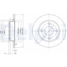 Delphi | Bremsscheibe | BG3055