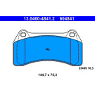ATE | Bremsbelagsatz, Scheibenbremse | 13.0460-4841.2 ATE | Bremsbelagsatz, Scheibenbremse | 13.0460-4841.2