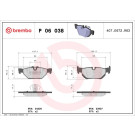 Brembo | Bremsbelagsatz, Scheibenbremse | P 06 038 Brembo | Bremsbelagsatz, Scheibenbremse | P 06 038