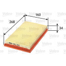 Valeo | Luftfilter | 585359