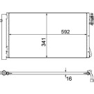 Mahle | Kondensator, Klimaanlage | AC 414 001S