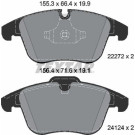 Textar | Bremsbelagsatz, Scheibenbremse | 2227201 Textar | Bremsbelagsatz, Scheibenbremse | 2227201