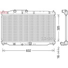 Denso | Kühler, Motorkühlung | DRM40043