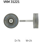 SKF | Umlenk-/Führungsrolle, Keilrippenriemen | VKM 31221