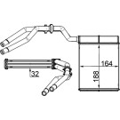 Mahle | Wärmetauscher, Innenraumheizung | AH 257 000S