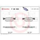 Brembo | Bremsbelagsatz, Scheibenbremse | P 68 065 Brembo | Bremsbelagsatz, Scheibenbremse | P 68 065