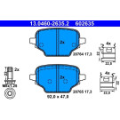 ATE | Bremsbelagsatz, Scheibenbremse | 13.0460-2635.2