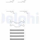 Delphi | Zubehörsatz, Scheibenbremsbelag | LX0435