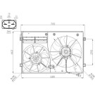 NRF | Lüfter, Motorkühlung | 47941