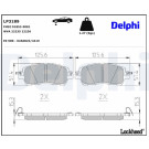 Delphi | Bremsbelagsatz, Scheibenbremse | LP3189 Delphi | Bremsbelagsatz, Scheibenbremse | LP3189