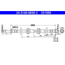 ATE | Bremsschlauch | 24.5140-0650.3