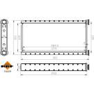 NRF | Wärmetauscher, Innenraumheizung | 54439