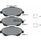 Textar | Bremsbelagsatz, Scheibenbremse | 2376802