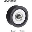 SKF | Umlenk-/Führungsrolle, Keilrippenriemen | VKM 38053