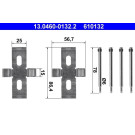 ATE | Zubehörsatz, Scheibenbremsbelag | 13.0460-0132.2