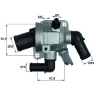 Mahle | Thermostat, Kühlmittel | TI 173 88