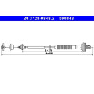 ATE | Seilzug, Kupplungsbetätigung | 24.3728-0848.2