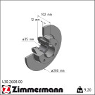 Zimmermann | Bremsscheibe | 430.2608.00