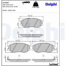 Delphi | Bremsbelagsatz, Scheibenbremse | LP1857 Delphi | Bremsbelagsatz, Scheibenbremse | LP1857