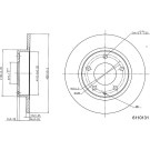 Metzger | Bremsscheibe | 6110131