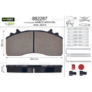 Valeo | Bremsbelagsatz, Scheibenbremse | 882287 Valeo | Bremsbelagsatz, Scheibenbremse | 882287