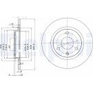 Delphi | Bremsscheibe | BG2355