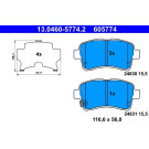 ATE | Bremsbelagsatz, Scheibenbremse | 13.0460-5774.2 ATE | Bremsbelagsatz, Scheibenbremse | 13.0460-5774.2