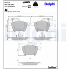 Delphi | Bremsbelagsatz, Scheibenbremse | LP1529 Delphi | Bremsbelagsatz, Scheibenbremse | LP1529