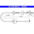 ATE | Seilzug, Kupplungsbetätigung | 24.3728-0822.2
