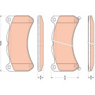 TRW | Bremsbelagsatz, Scheibenbremse | GDB3489 TRW | Bremsbelagsatz, Scheibenbremse | GDB3489