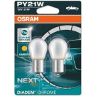 Osram | Glühlampe, Blinkleuchte | DIADEM® Chrome PY21W Doppelblister | 7507DC-02B