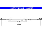 ATE | Seilzug, Feststellbremse | 24.3727-0233.2