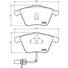 Brembo | Bremsbelagsatz, Scheibenbremse | P 85 056 Brembo | Bremsbelagsatz, Scheibenbremse | P 85 056