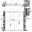 NRF | Kühler, Motorkühlung | 50581