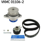 SKF | Wasserpumpe + Zahnriemensatz | VKMC 01106-2