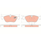 TRW | Bremsbelagsatz, Scheibenbremse | GDB1159 TRW | Bremsbelagsatz, Scheibenbremse | GDB1159