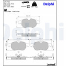 Delphi | Bremsbelagsatz, Scheibenbremse | LP1723 Delphi | Bremsbelagsatz, Scheibenbremse | LP1723