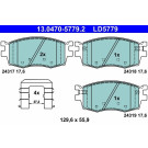 ATE | Bremsbelagsatz, Scheibenbremse | 13.0470-5779.2 ATE | Bremsbelagsatz, Scheibenbremse | 13.0470-5779.2
