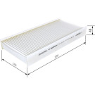 BOSCH 1 987 432 206 Innenraumfilter BOSCH 1 987 432 206 Innenraumfilter