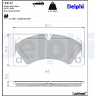 Delphi | Bremsbelagsatz, Scheibenbremse | LP2117 Delphi | Bremsbelagsatz, Scheibenbremse | LP2117
