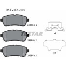 TEXTAR 2428303 Bremsbeläge mit akustischer Verschleißwarnung