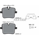 Textar | Bremsbelagsatz, Scheibenbremse | 2203901 Textar | Bremsbelagsatz, Scheibenbremse | 2203901