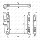 NRF | Kühler, Motorkühlung | 54679