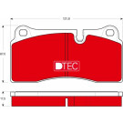 TRW | Bremsbelagsatz, Scheibenbremse | GDB1816DTE TRW | Bremsbelagsatz, Scheibenbremse | GDB1816DTE