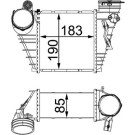 Mahle | Ladeluftkühler | CI 299 000S