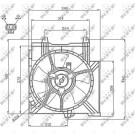 NRF | Lüfter, Motorkühlung | 47742