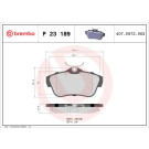 Brembo | Bremsbelagsatz, Scheibenbremse | P 23 189 Brembo | Bremsbelagsatz, Scheibenbremse | P 23 189